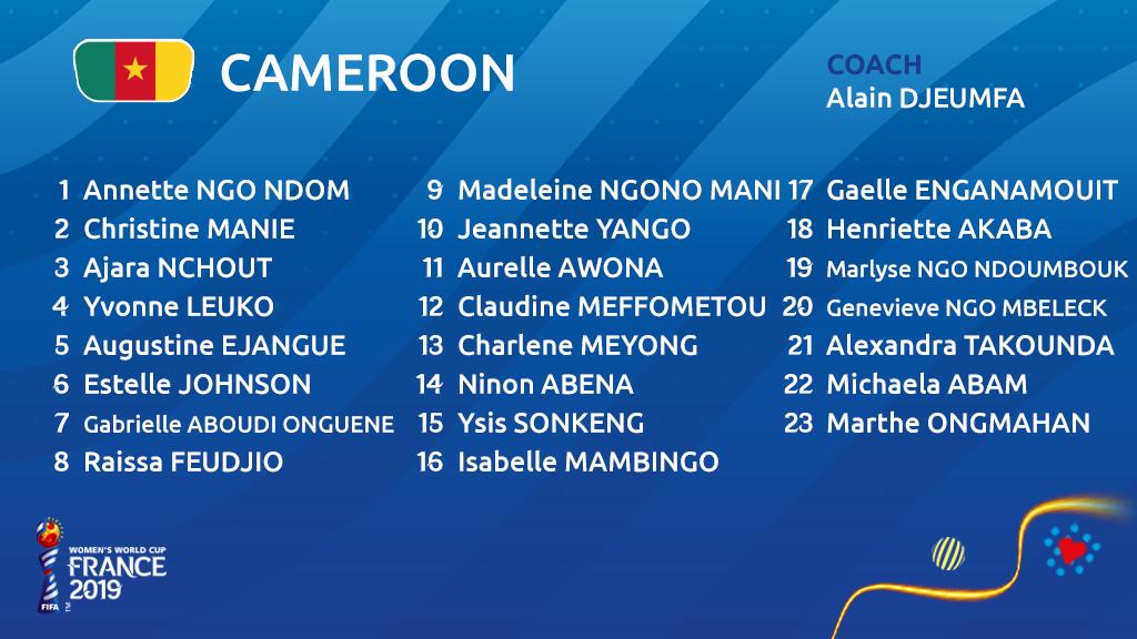 Camerún Francia 2019